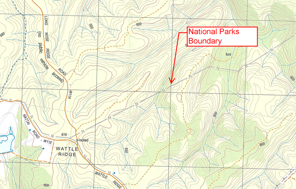 Nat Park Boundary